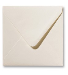 Fiore enveloppen - 12 x 12 cm - 120 g/m2 - gebroken wit