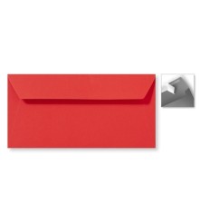 Envelop Striplock 11 x 22 cm - Appelgroen  - 120 GM - Rechte klep - Striplock