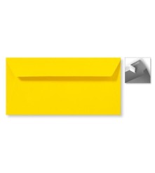 Envelop Striplock 11 x 22 cm - Koraalrood  - 120 GM - Rechte klep - Striplock