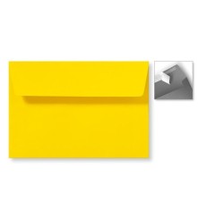 Envelop Striplock 12,6 x 18 cm - Koraalrood  - 120 GM - Rechte klep - Striplock