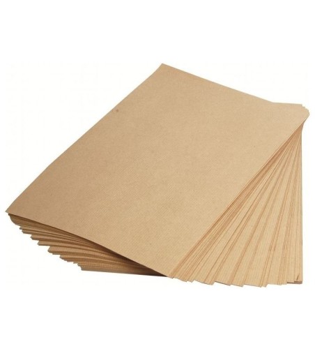 Kraftpapier - 70 G/M2 -  A4 -  297x210 - Trifort Bruin Gestreept  - 250 vel
