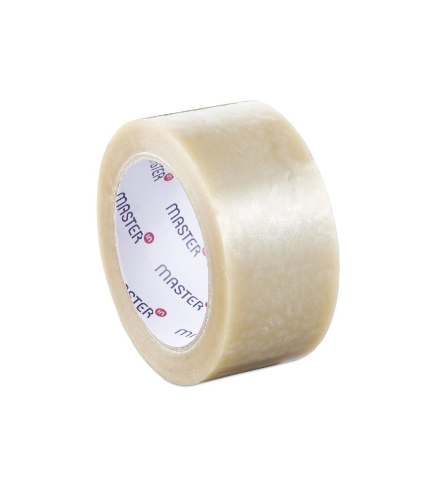 PP Tape met acryllijm, Low noise, Transparant 50mm x 66 meter 28my