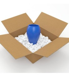 Flo-Pak, Standaard, opvulmateriaal, 8-vorm, wit, polystyreen, zak van 500 liter