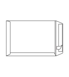 Zak/Akte Envelop,265x350mm, Beschermenvelop, wit, Karton, 500g/m2 - 100 st.