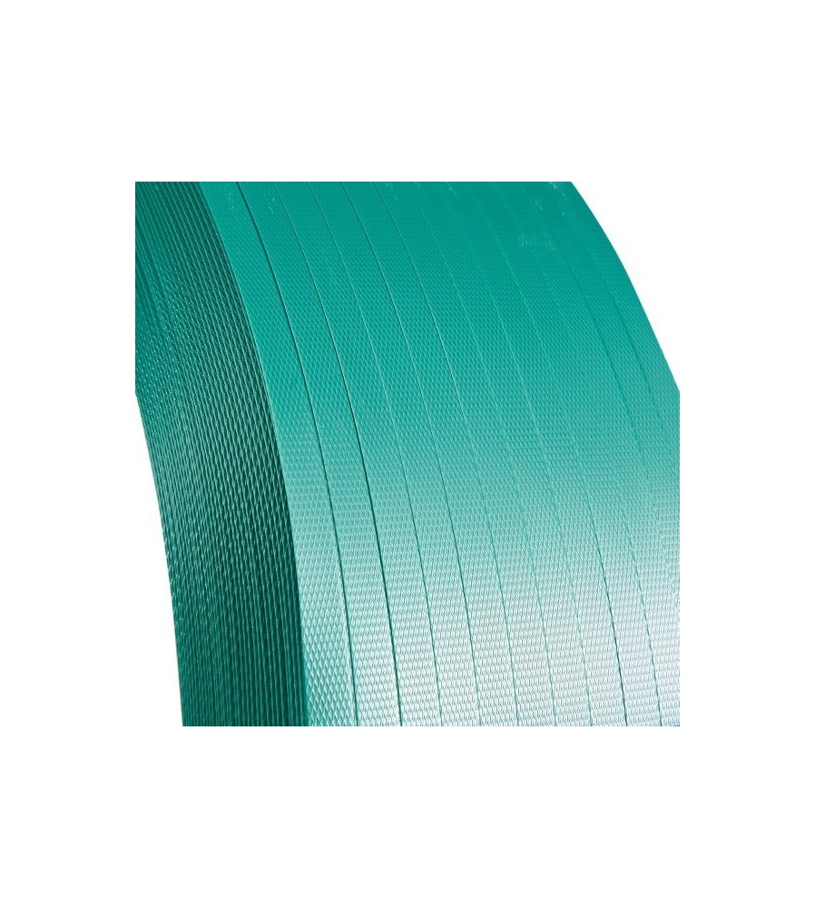 Mosca, Omsnoeringsband Machine, PET -  0.580mm -  polyester  12.30mm x 2500.00m -  asgatdiameter: 406mm