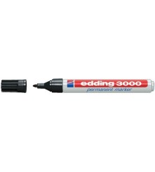 VILTSTIFT EDDING 3000 ROND ZWART 1.5-3MM