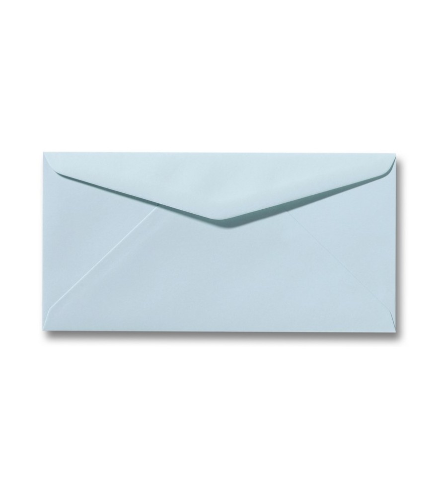 Envelop Roma 11 x 22 cm babyblauw
