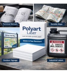 Polyart Laser  - A5 - 95 micron (120 GM)  - 125 vel - Wit